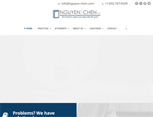 Tablet Screenshot of nguyen-chen.com